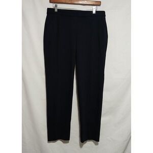 Talbots Navy Blue Career Dress Pants Elastic‎ Waist Pull On Size 6